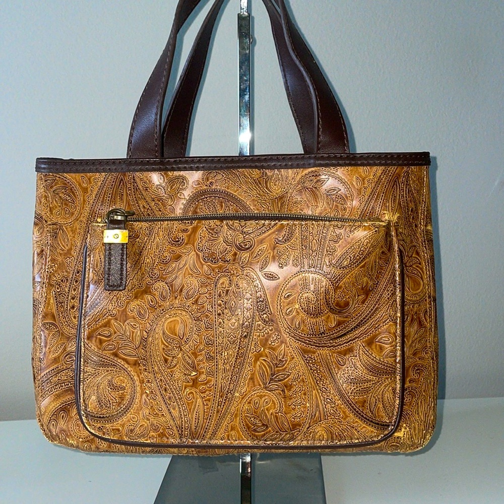 Relic Paisley brown satchel